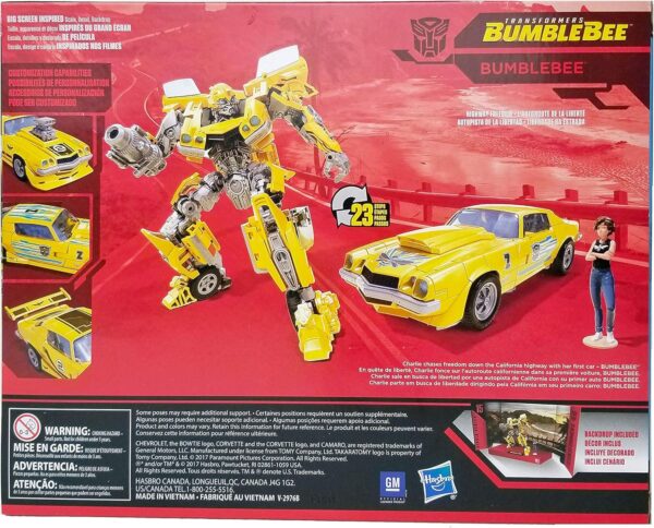 Transformers Takara Tomy Hasbro Studio Series Deluxe Class Rebekah's Garage Bumblebee with Charlie Exclusive Figure - Image 5
