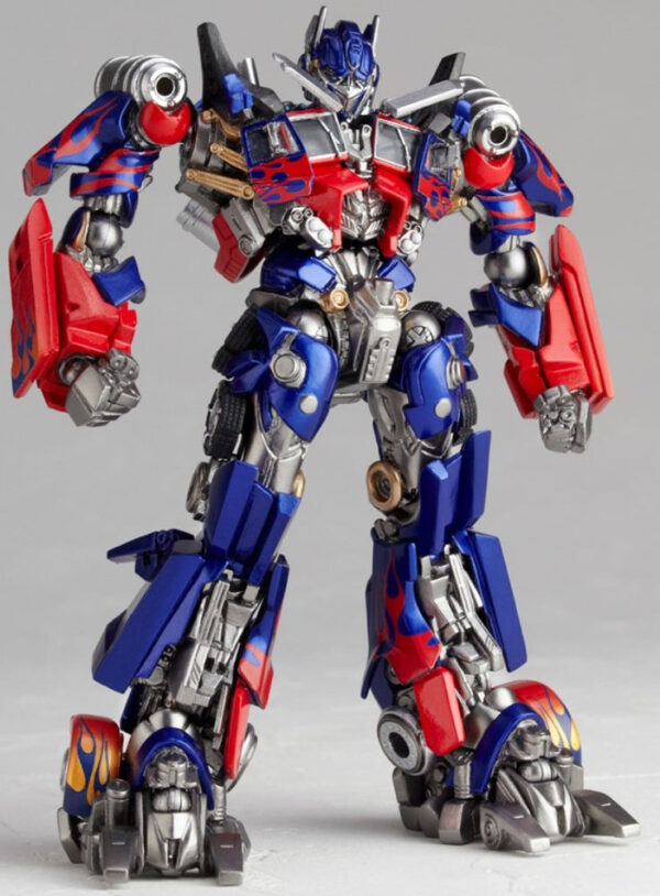 Transformers Takara Tomy Asia Exclusive Kaiyodo SCI-FI Revoltech Series No.030 Dark Of The Moon (DOTM) Optimus Prime - Image 6