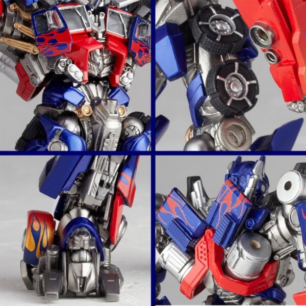 Transformers Takara Tomy Asia Exclusive Kaiyodo SCI-FI Revoltech Series No.030 Dark Of The Moon (DOTM) Optimus Prime - Image 5