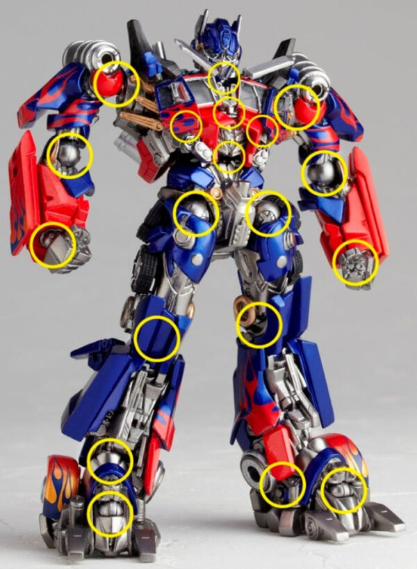 Transformers Takara Tomy Asia Exclusive Kaiyodo SCI-FI Revoltech Series No.030 Dark Of The Moon (DOTM) Optimus Prime - Image 3