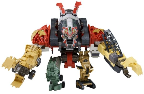 The Transformers Takara Tomy Asia Exclusive Revenge of the Fallen (ROTF) Constructicons 6 Vehicles Combiner - Mighty Construction Devastator - Image 7